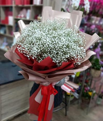Букет цветов из: Гипсофила в Карагаче