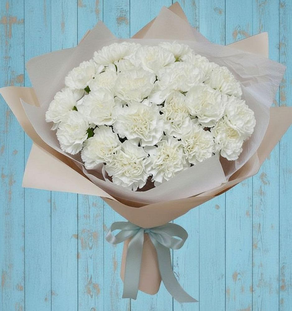 Букет цветов из: Гвоздики в Карагаче