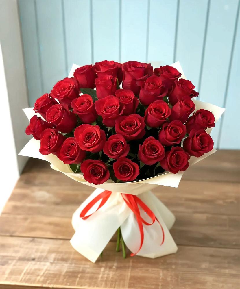 Букет 29 Красных роз в Карагаче