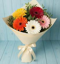 Букет цветов из:  Герберы в Карагаче