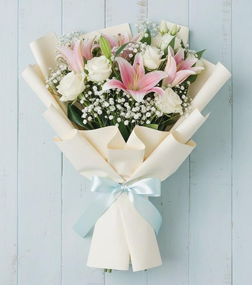 Букет цветов из: Лилии в Карагаче