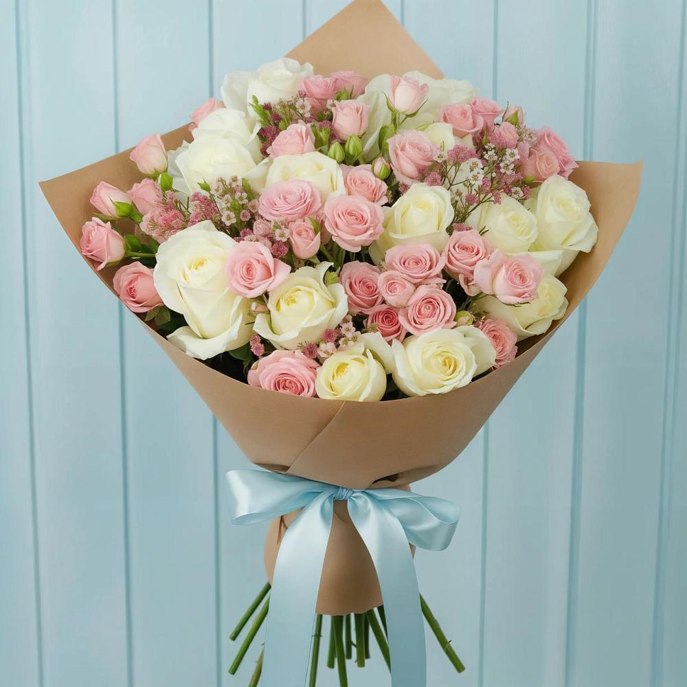 Букет цветов из: Розы в Карагаче