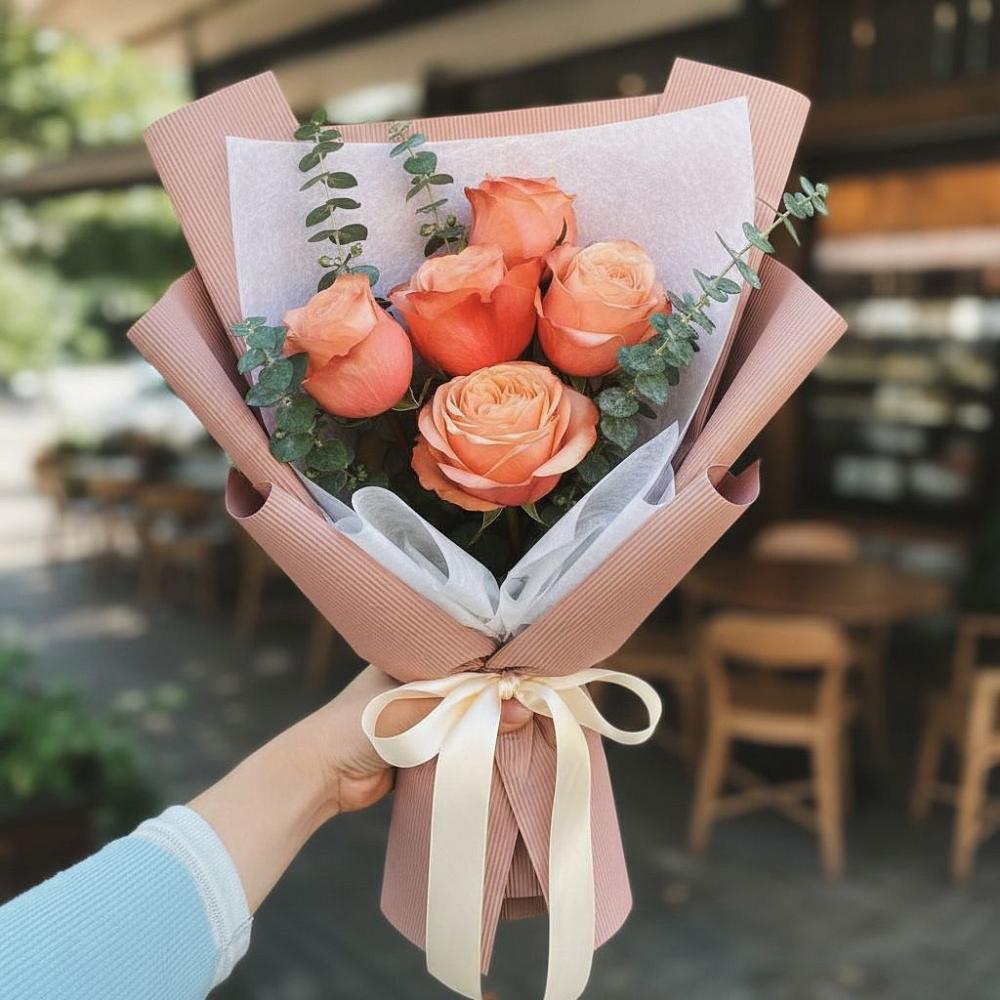 Букет цветов из: Розы в Карагаче