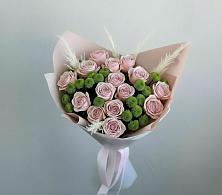 Букет цветов из:  Розы и Хризантемы в Карагаче