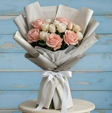 Букет цветов из:  Розы #REPLACE_PRED# Карагаче
