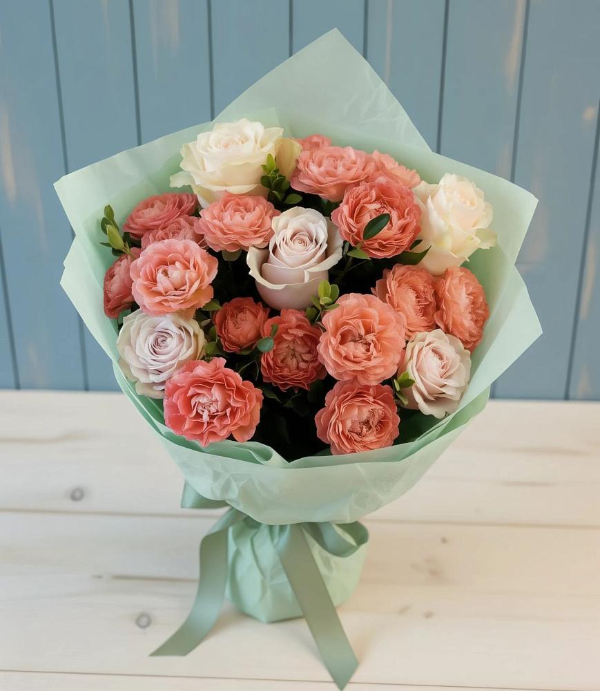 Букет цветов из: Розы в Карагаче