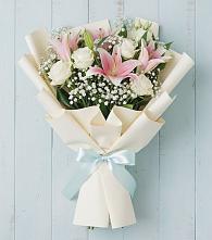 Букет цветов из:  Лилии в Карагаче